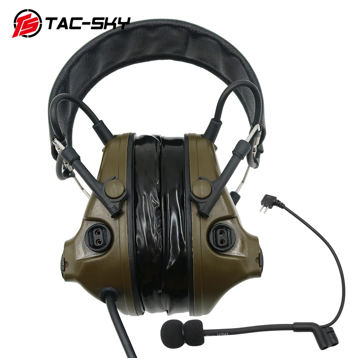 COMTAC III TAC-SKYcomtac iii силиконовые наушники электронные шумоподавления звукосниматель Военная Тактическая Переговорная стрельба headsetFG