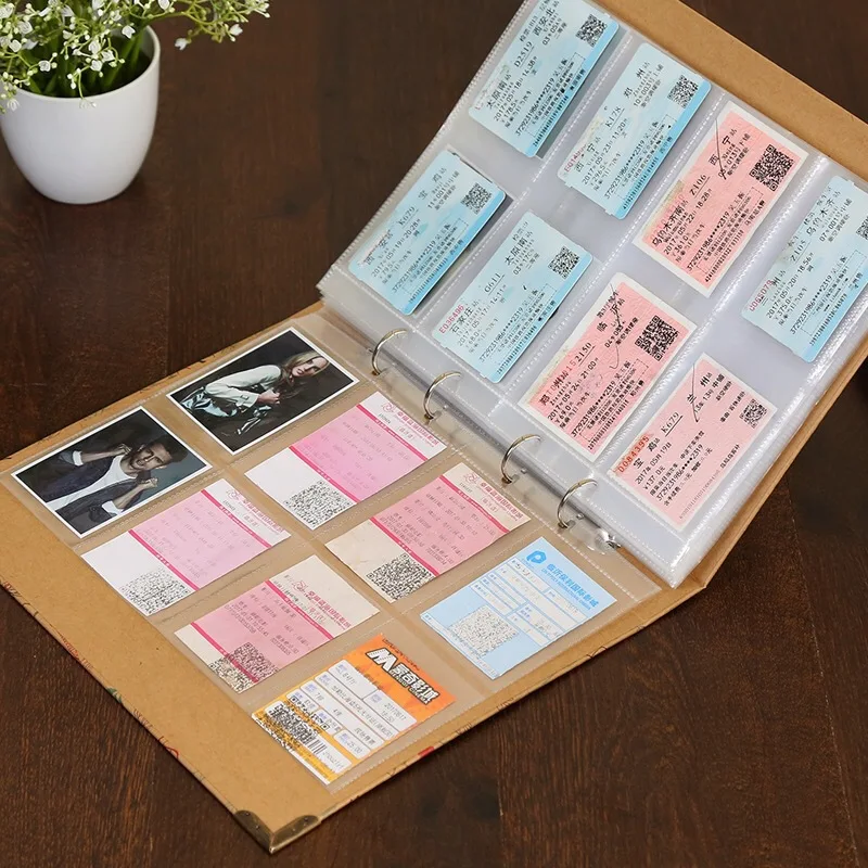 Изысканный 3 дюймов с отрывными листами фотоальбом для мини фотоаппарата