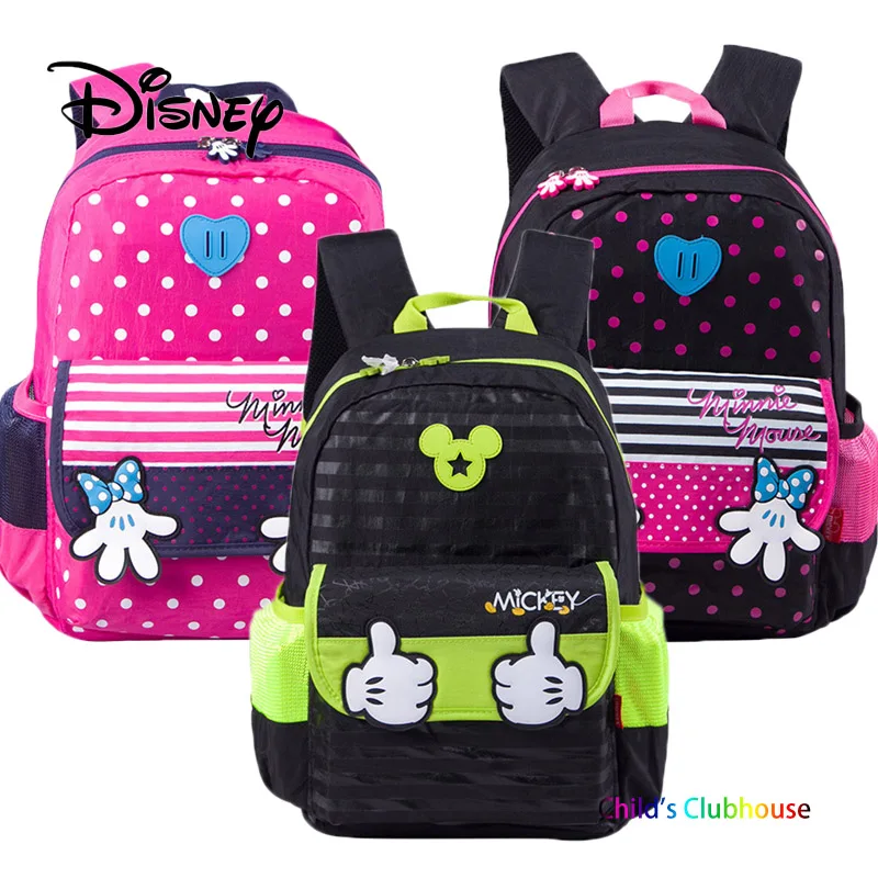 Дисней мультфильм Микки Маус рюкзак мальчики и девочки сумка От 5 до 8 лет