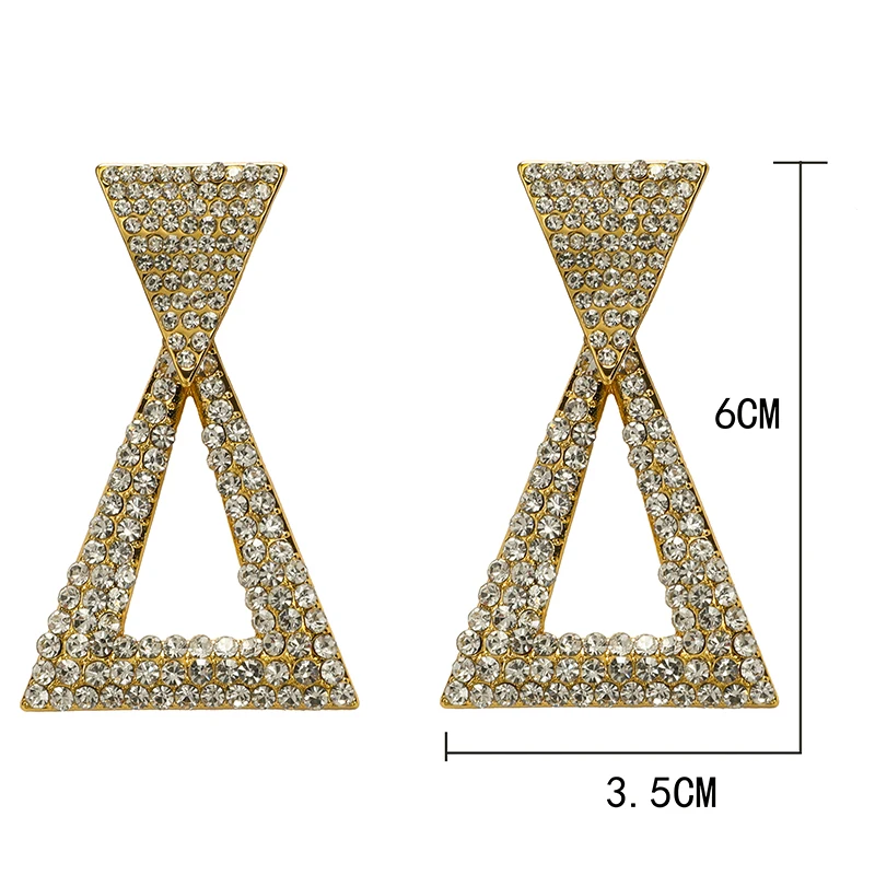 

Fani High Quality Trendy Dubai Gold Color Drop Earrings Fashion Jewelry 2019 Long Drop Dangle Earrings For Women Wedding