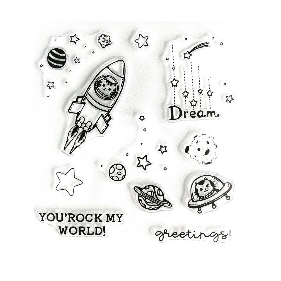 11*11 Фея Рокки мечта прозрачный силиконовый штамп печать для DIY Скрапбукинг фото