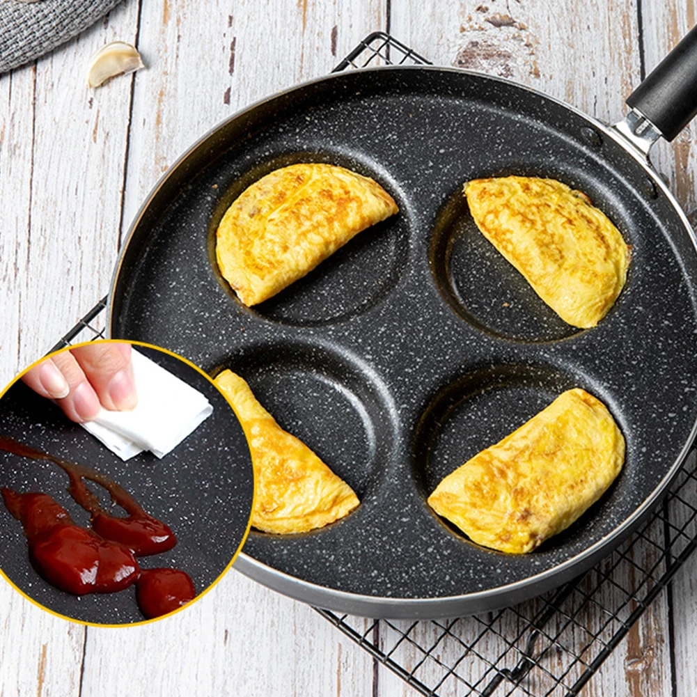 

3 4 Units Frying Pan Cookware Steak Pancake For Gas Cooker Non Stick Long Handle Multifunctional Kitchen Supplies