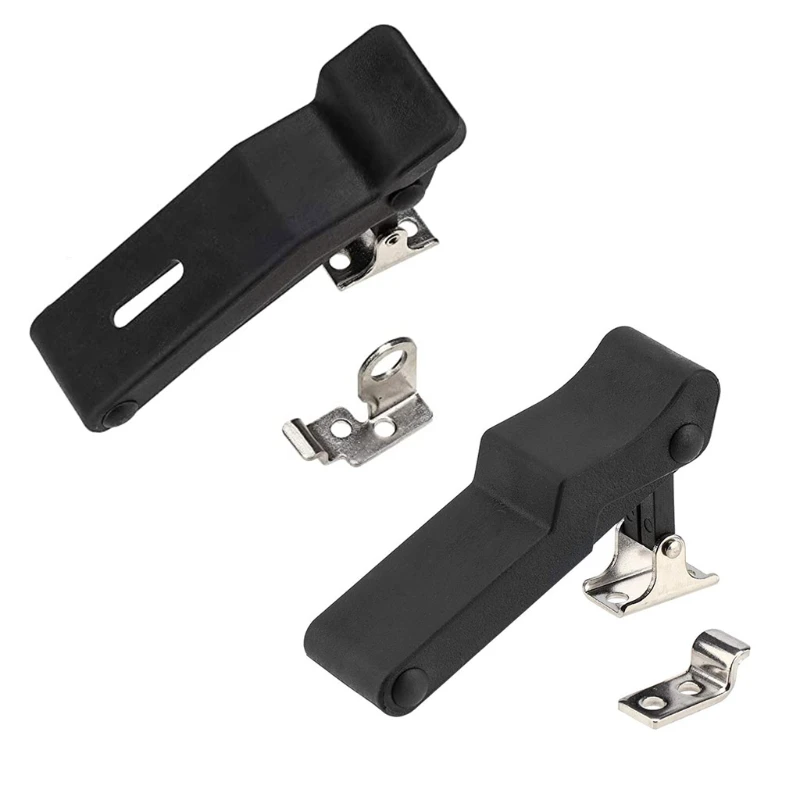 

Flexible Rubber Draw Latch Front Storage Rack Latch with Metal Keeper Bracket Suitable for Cooler Cargo Boxes