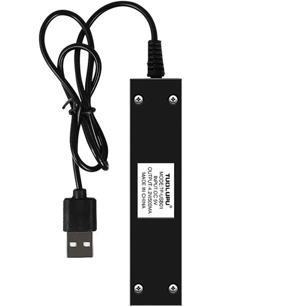 

USB Port Charger Compatible Lightweight Black Universal Smart Charger for Travel