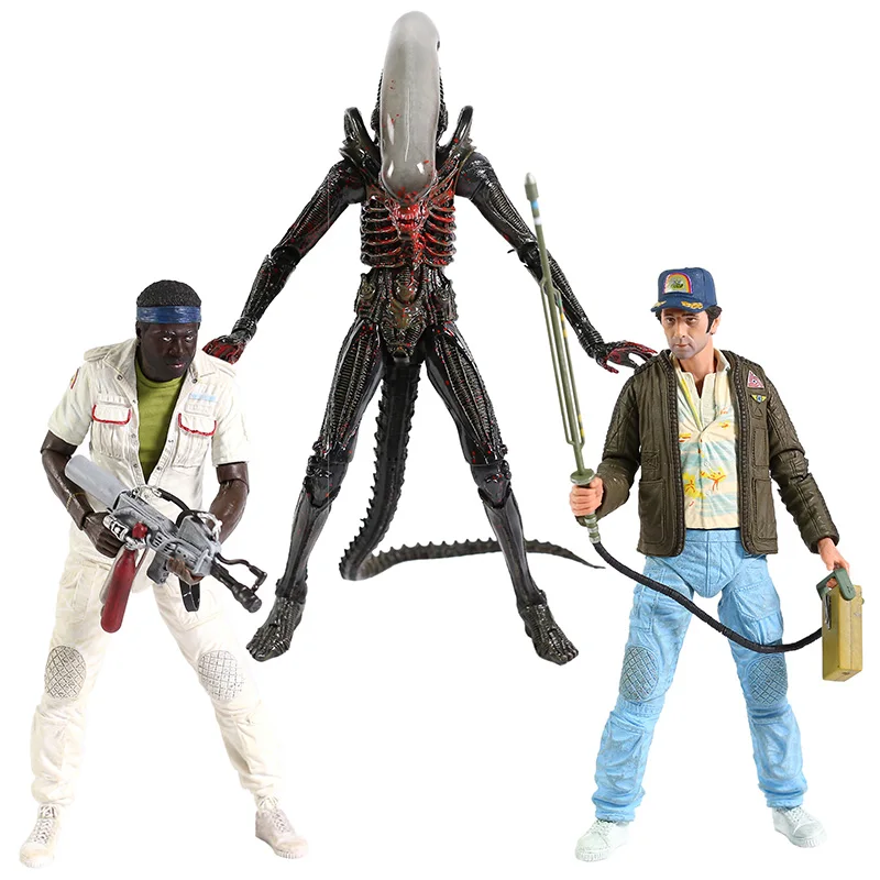 

Aliens Figure NECA The Alien Bloody Alien Brett Parker Action Figures 40th Anniversary 3pcs/set