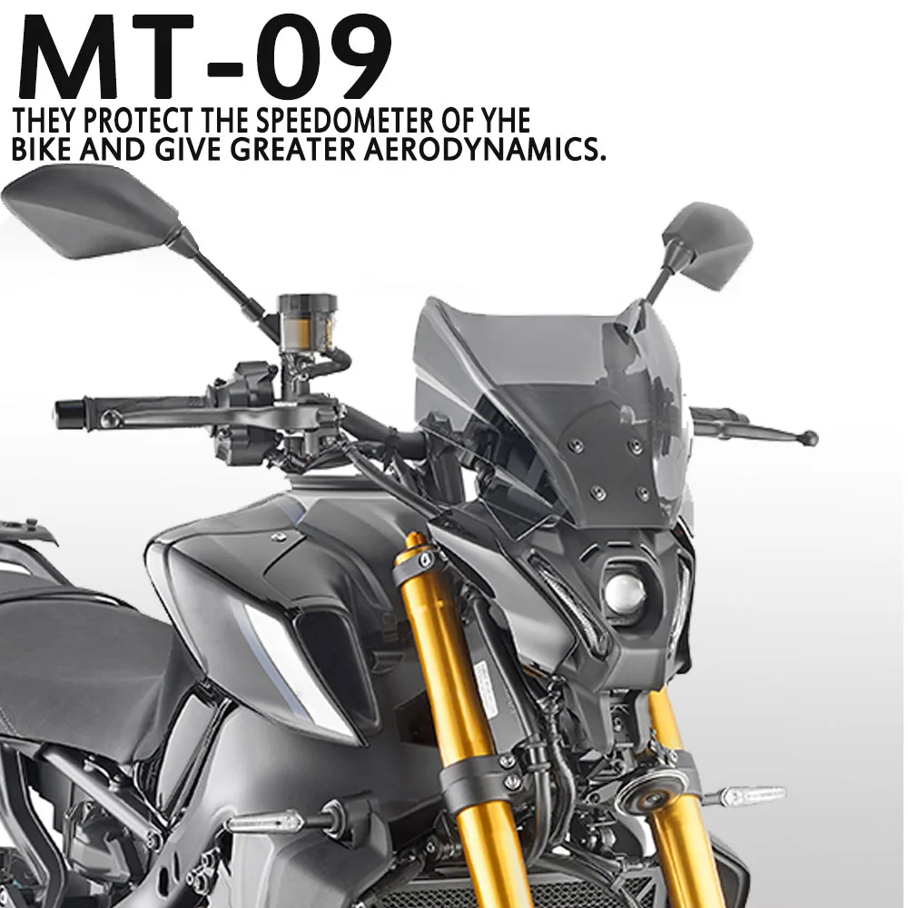 

New For YAMAHA MT09 MT-09 /SP 2021- Motorcycle Accessories Windshield Windscreen Wind Shield Deflectore 3 Color