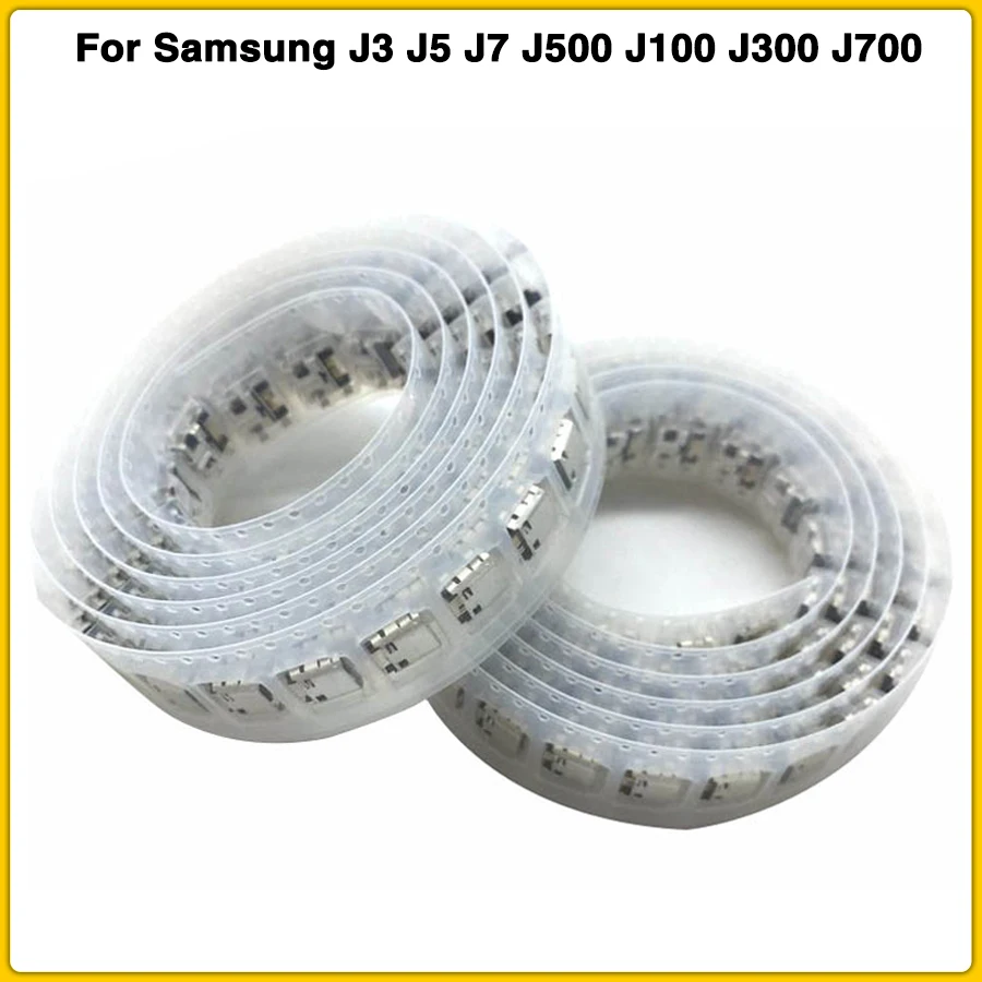 50 шт. USB зарядное устройство зарядный разъем док-порт для samsung J3 J5 J7 J500 J100 J300 J700 usb Micro зарядное устройство разъем