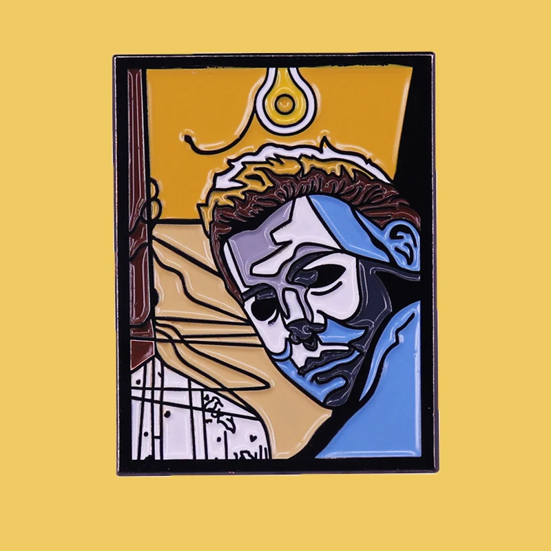 

SP1643 Horror Movie Enamel Pins Cartoon Brooch Friends Badge Denim Shirt Lapel Pin Jewelry Gift for Fans