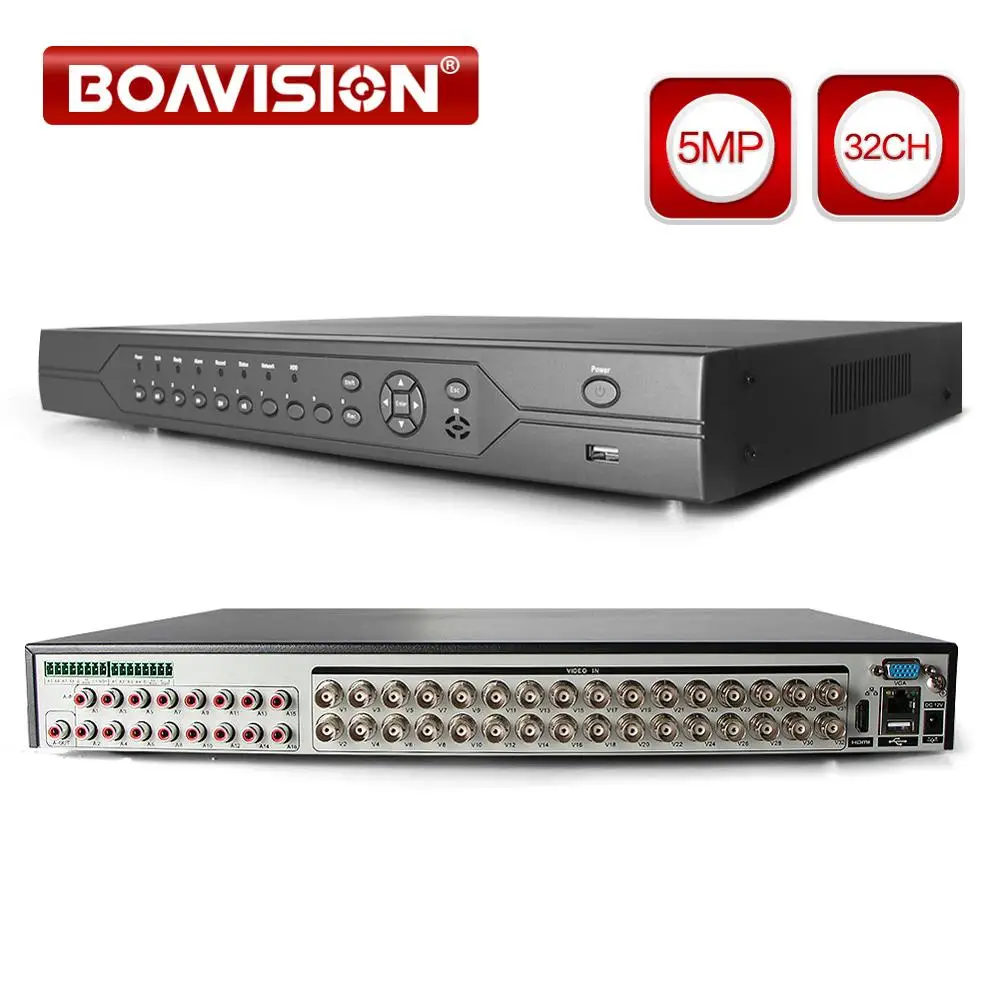 Камера видеонаблюдения видеорегистратор DVR 32 канала 5 МП AHD 1080P NVR 3 в 1 P2P/CMS|cctv rack|dvr