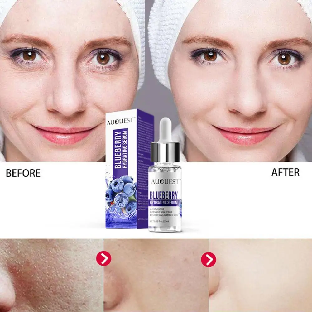 

Blueberry Liquid Whitening And Acne Skin Care Essence Anti-Aging Anti Face Firming Lines Fine Remove Serum Moisturizing W9L7