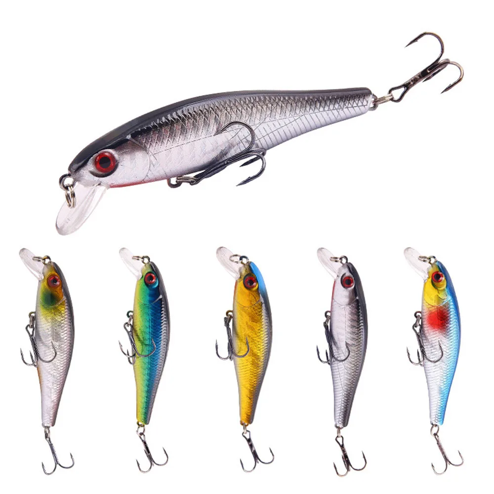 

1Pcs Minnow Fishing Lures Hard Bait 8.6cm 9.3g Jig wobbler Bass Pike Lure Plastic Artificial Baits for Fishing Tackle Crankbait