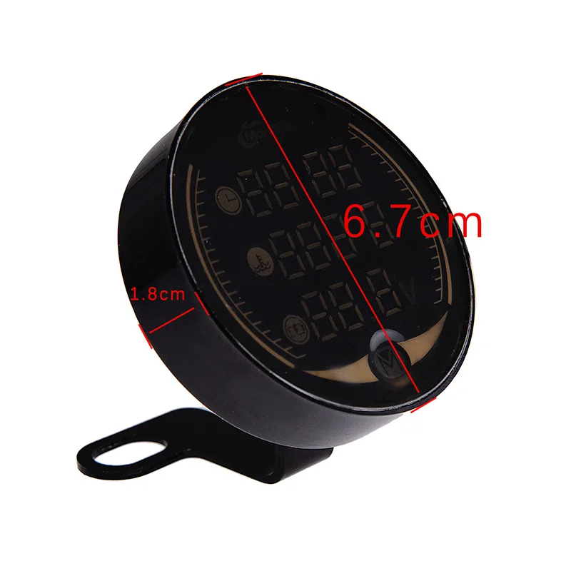 KOSO Ночное видение вольтметр Напряжение вольт водный временные Часы Секундомер с