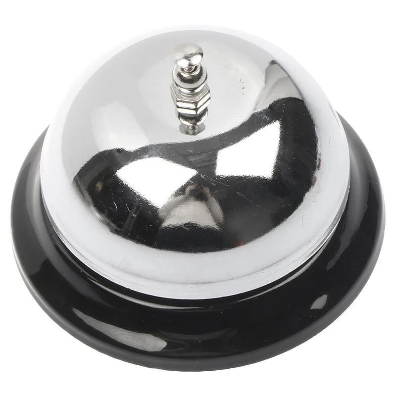 

1Pc 85mm Stainless steel Desktop Bell Hotel Counter Reception Restaurant Counter Service Bell Birthday Party Decoration Bell