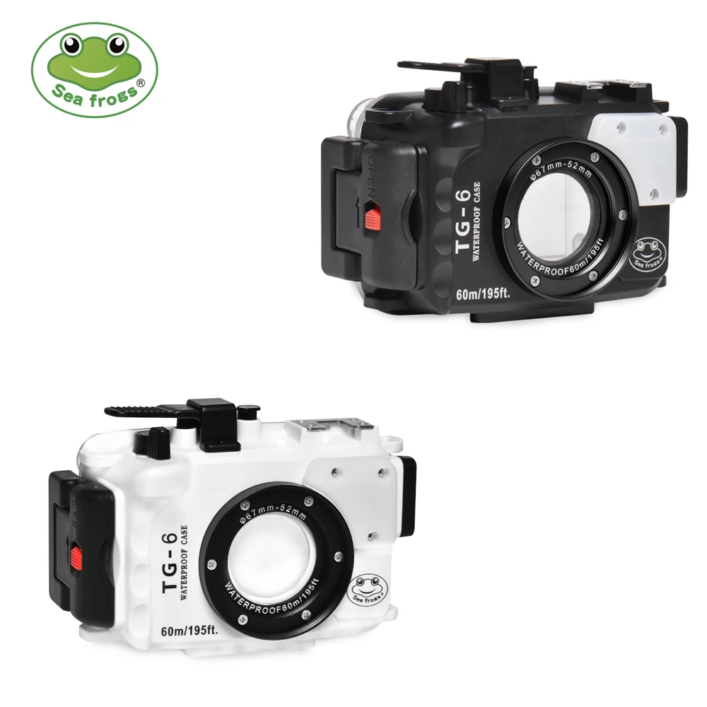Корпус для подводной камеры SeaFrogs водонепроницаемый чехол Olympus TG6 52 мм 67 M10/M14/M16