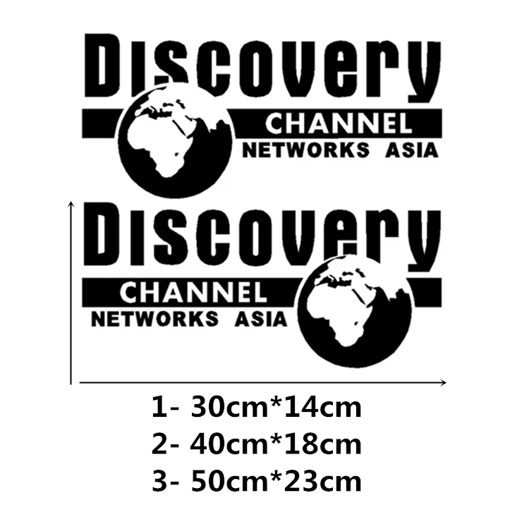 

Discovery Channel Networks Asia Car Stickers Creative Funny Decoration Decals For Doors Auto Tuning Styling Vinyls