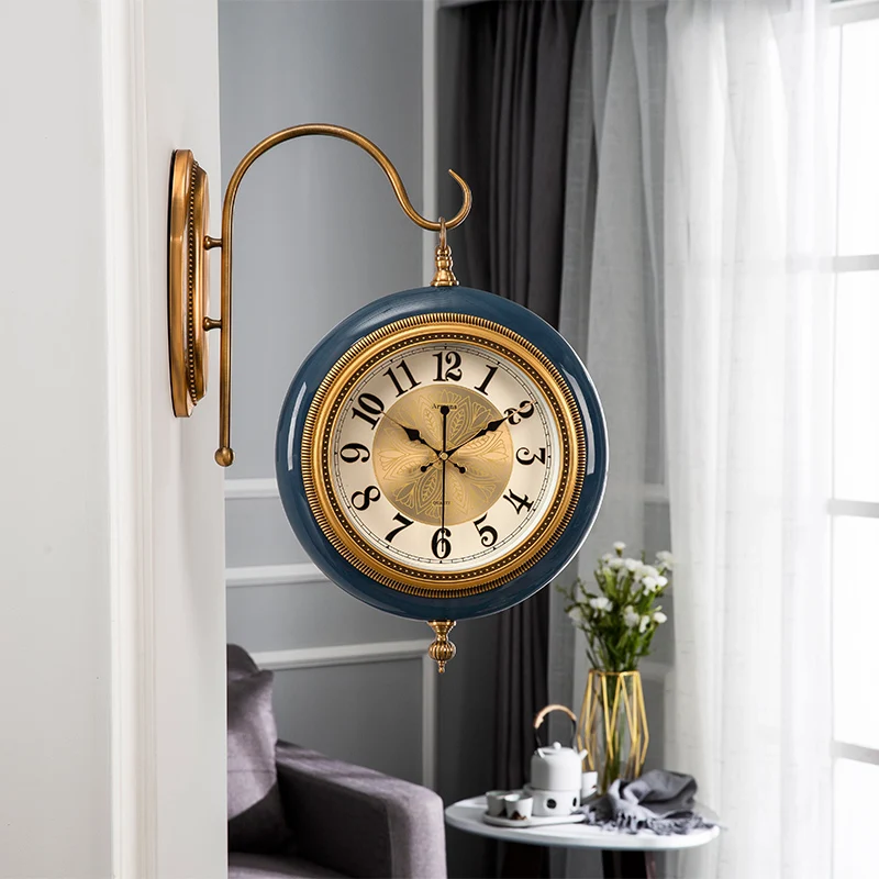 

Ceramic Luxury Wall Clock Silent Modern Design Large Wall Clock Living Room Creative Reloj Pared Grande Home Decor Clocks 5050WC