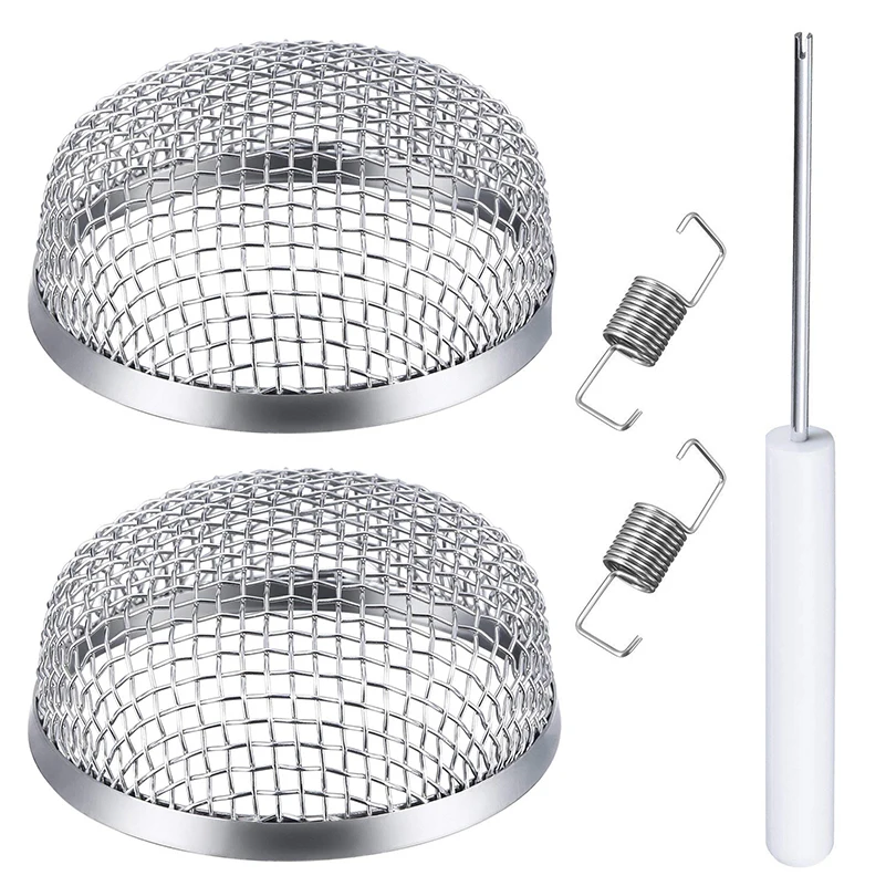 

2 pieces of RV insect-proof net cover, stainless steel ventilation net cover, delivery installation tools