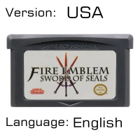 Sword of Seals USA 32 бит видеоигры картридж Консоли Карты для nintendo GBA огненная эмблема серии Меч уплотнения связывающее лезвие - Цвет: Sword of Seals USA