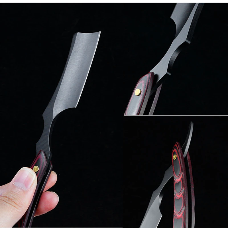 Ручная бритва G1231 в стиле ретро острый складной нож с прямыми и тонкими краями