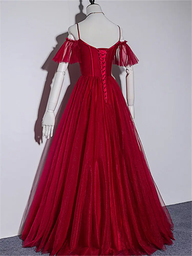 It's Yiya вечернее платье Elelgant женские вечерние платья на тонких бретельках длиной до пола Robe De Soiree E849