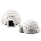 10x реалистичные фигурки полярных животных, миниатюрные фотообои для домашнего рабочего стола, Декор, подарок для детей