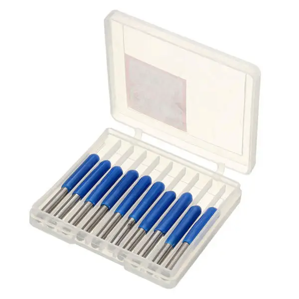 Концевая фреза V-образной формы хвостовик 3 175 мм 10/15/20/30 градусов твердосплавная