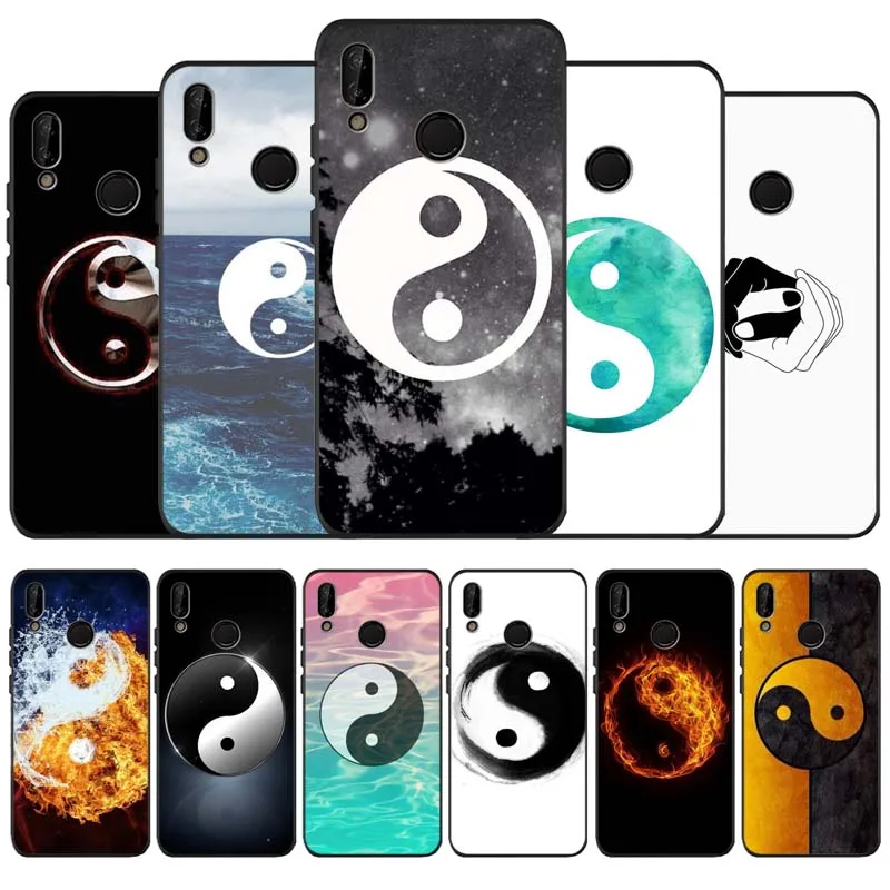 Чехол Taiji Yin Yang для Huawei P40 P30 P20 Mate 10 20 30 40 Pro lite Plus P smart 2019 2020 | Мобильные телефоны и