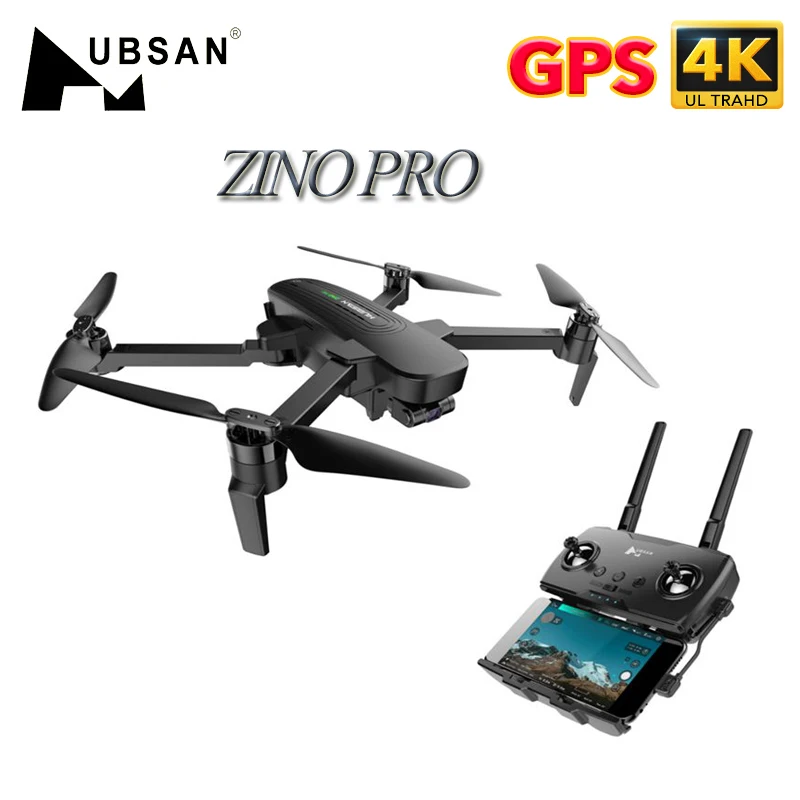 Квадрокоптер Hubsan ZINO 3-осевой с шарнирным замком GPS Wi-Fi FPV 4K UHD | Игрушки и хобби