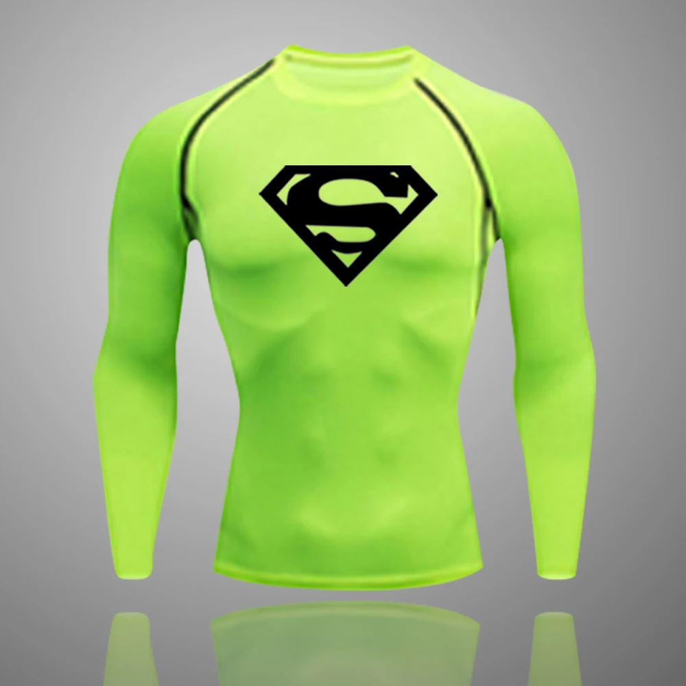 Quick Dry Workout Running Shirt Men Long Sleeve Compression Set Gym Fitness Running T-Shirt Bodybuilding Sport Thermal Underwear