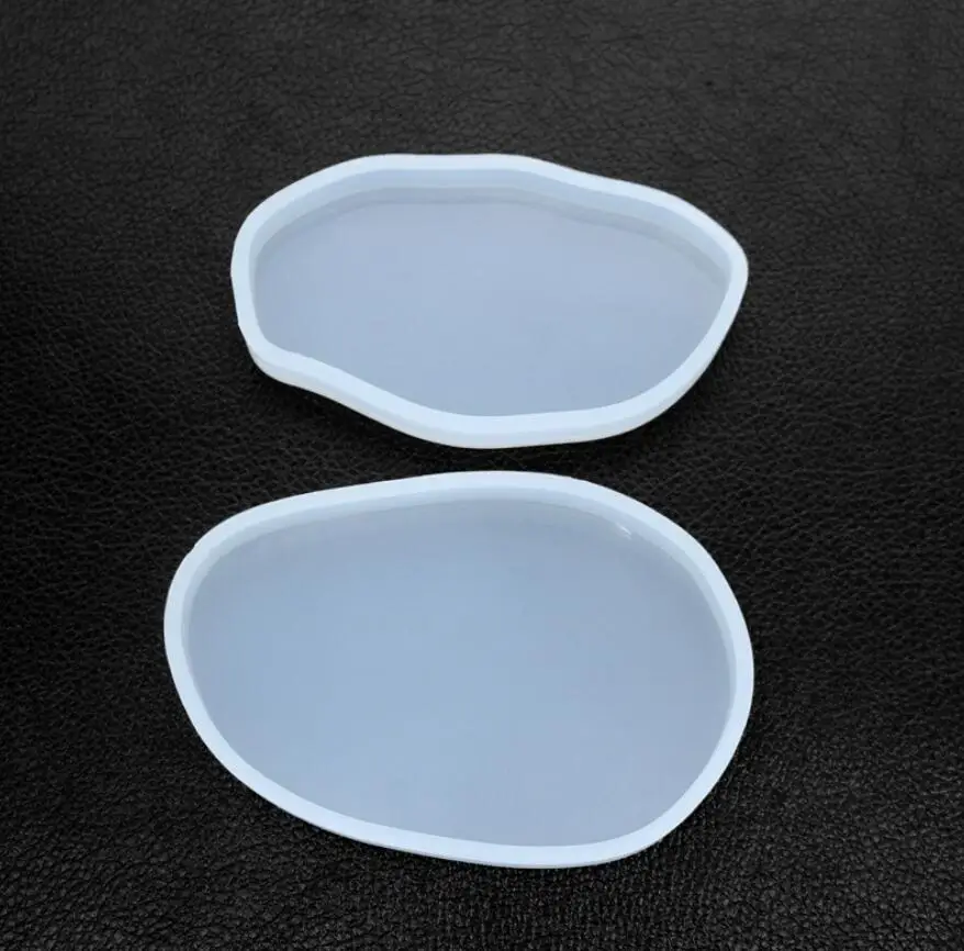 DIY кристальная эпоксидная форма Силиконовое зеркало неправильное эллипс