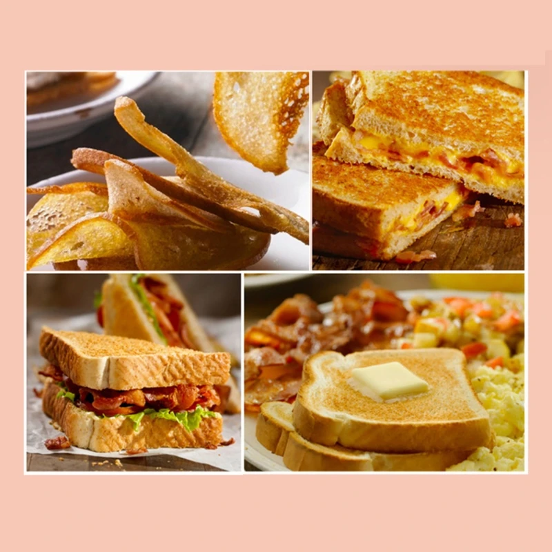 

Автоматический тостер MOLF с рулоном, приспособление для обжарки, из нержавеющей стали, Электрический тостер для завтрака, хлеба, кусочки, вил...