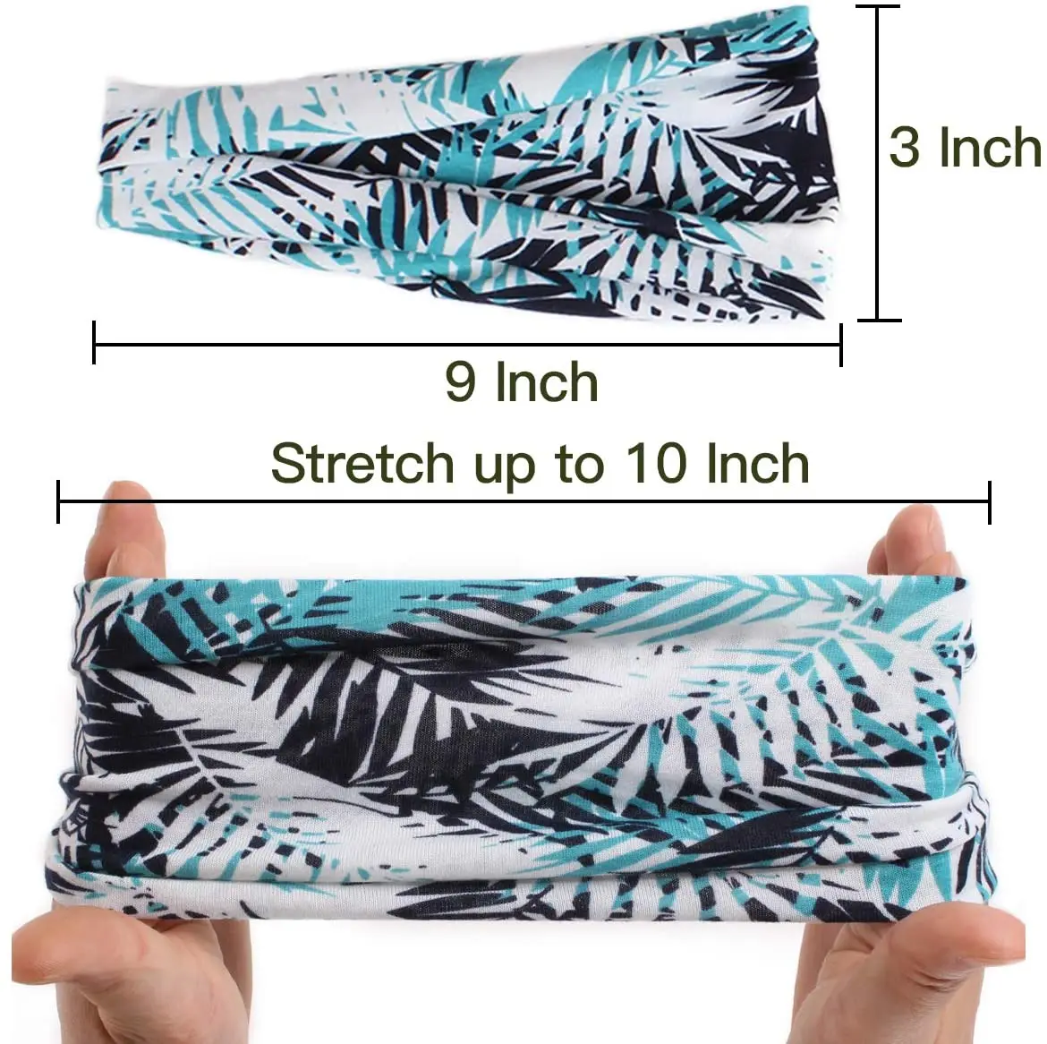 Leeven 6 шт. повязка на голову летний украшенные цветами в стиле Богемия широкая