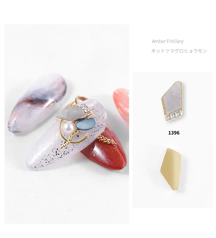 1 шт. стразы для дизайна ногтей в японском стиле металлический художественный