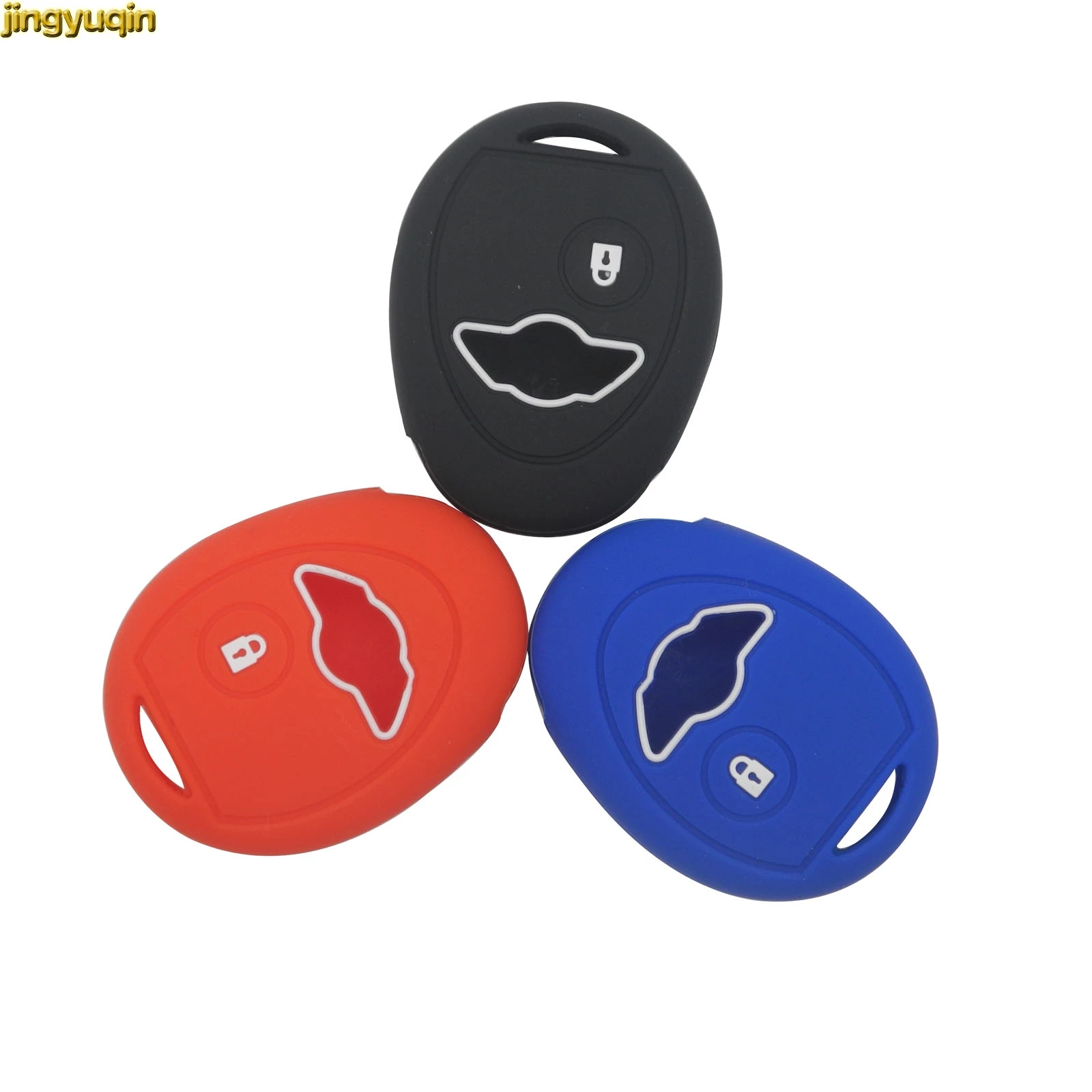 jingyuqin Silicone Car Key Case Fob Cover For BMW Mini Cooper S R50 R53 Auto Accessories one 1 Button Remote Repair Protector|Футляр для
