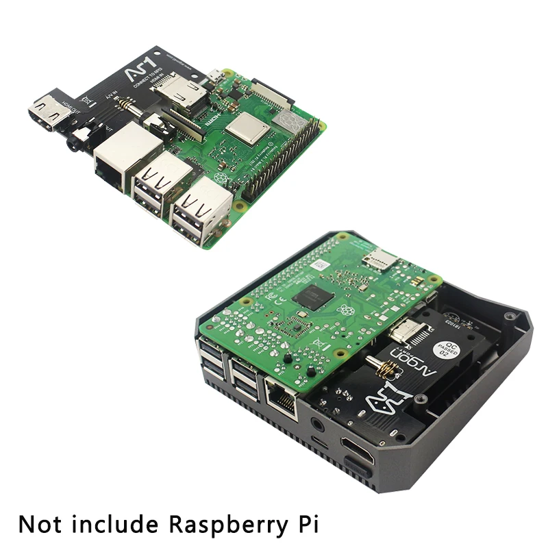 Аргон Raspberry Pi 3 Model B+ аргон Алюминиевый Чехол Съемный магнитный GPIO крышка металлический корпус+ вентилятор охлаждения теплоотвод для RPI 3B+/3B