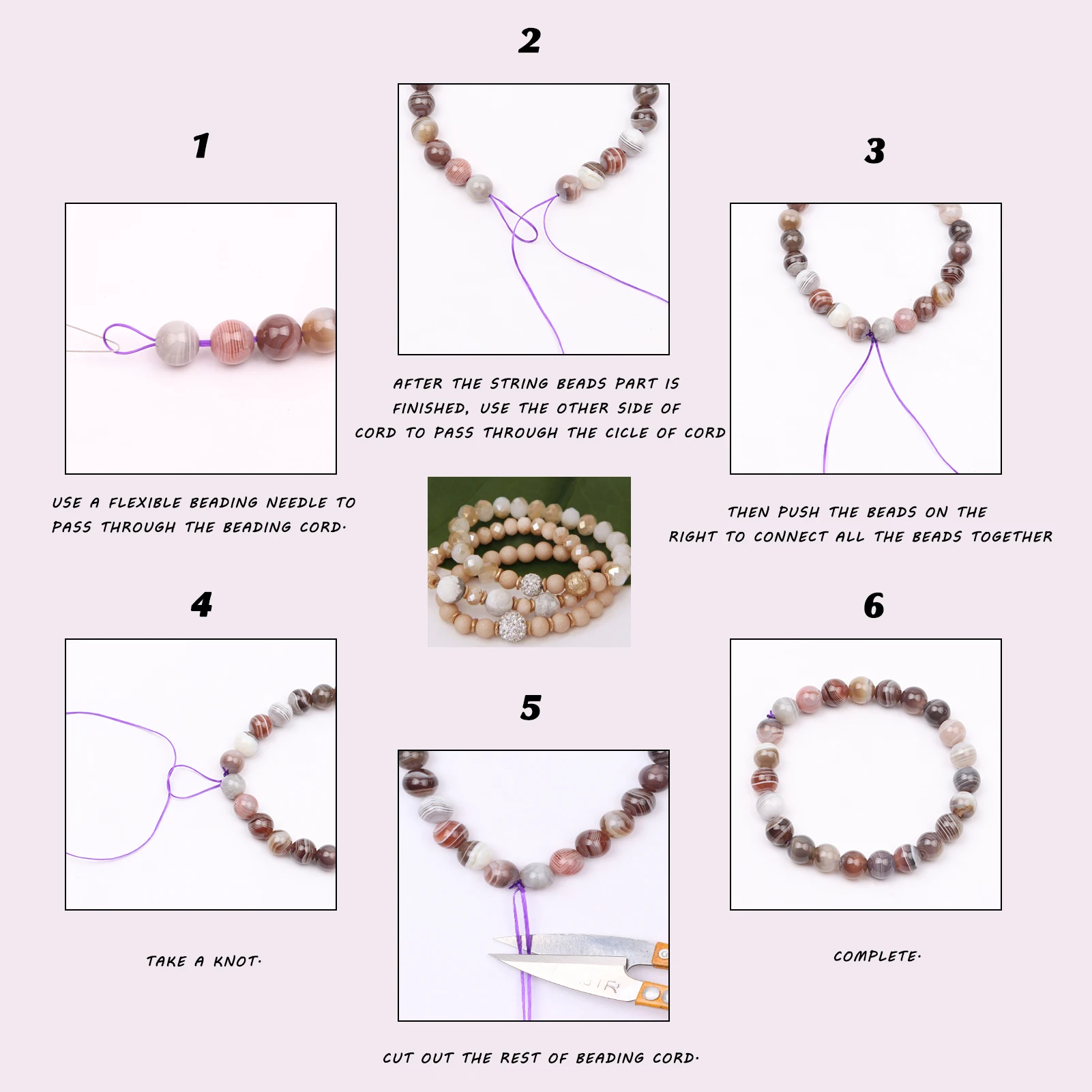 Из круглого натурального камня бусины натуральный драгоценный камень размер