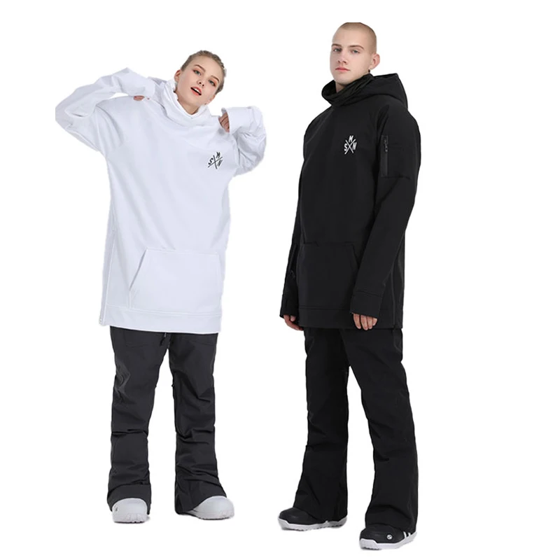Мужские и женские зимние толстовки для сноуборда водонепроницаемая утепленная
