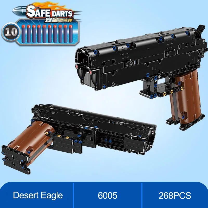 Конструктор Desert Eagle пистолет игрушки для мальчиков подарки Совместимые Кирпичи