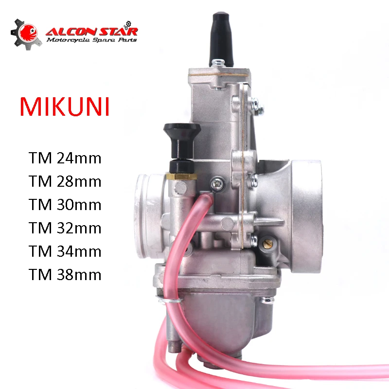Alconstar- Mikuni TM24 TM28 TM30 TM32 TM34 TM38mm мотоцикл Flachschieber Vergaser серии TM для Kawasaki KX125 KX150 CR250