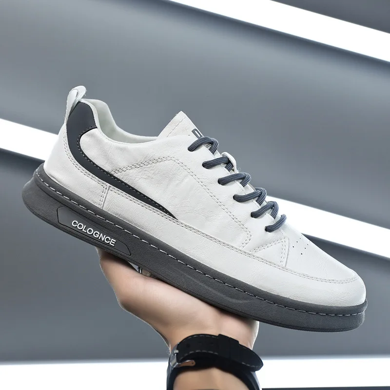 

2022 Autumn New Men's Shoes Sports Shoes Men's Korean Fashion All-match Trendy Shoes Low-Top Flat-Bottom Men's Casual Shoes