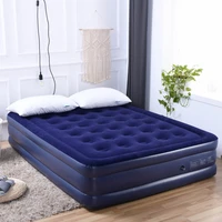 inflatable mattress air bed 200x150x42cm portable pad with pump thick cushion home and outdoor travel camping bed