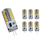 Светодиодная лампа G4 2 Вт 3 Вт 5 Вт 9 Вт 10 Вт 12 Вт 15 Вт ACDC12VAC220V 3014SMD, силиконовая лампа, теплый белыйбелый l, светодиодный л 360 градусов светильник, 6-10 светодиодный т.