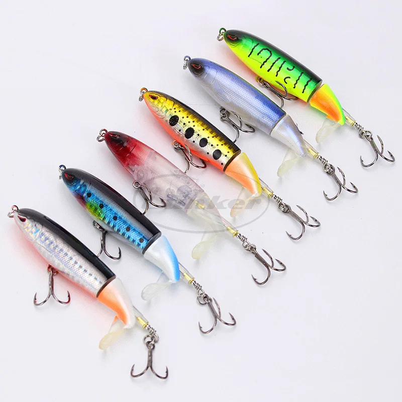 Lunker 13 г 9 см whopper plopper пропеллер воблер Топ воды поплавок вращающийся плавающий