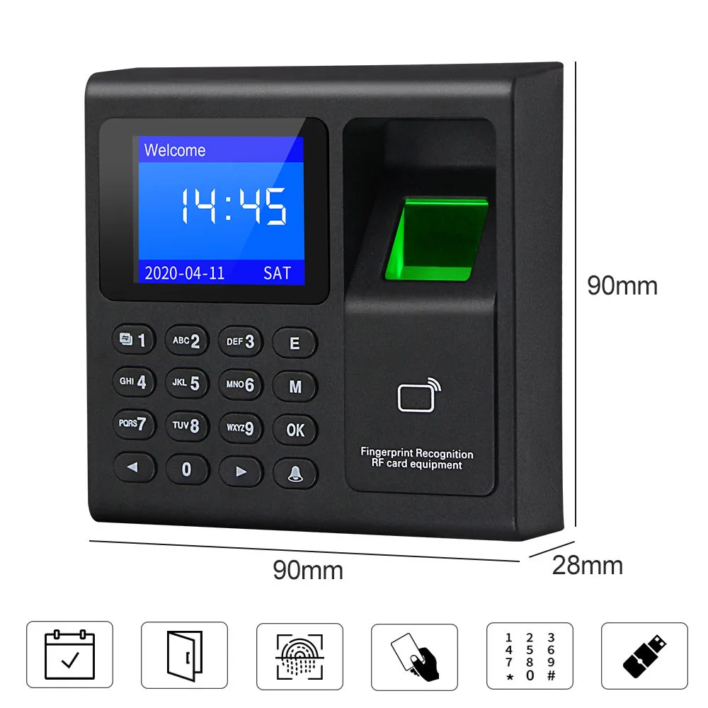 Биометрическая система контроля доступа RFID с клавиатурой USB сканер отпечатка