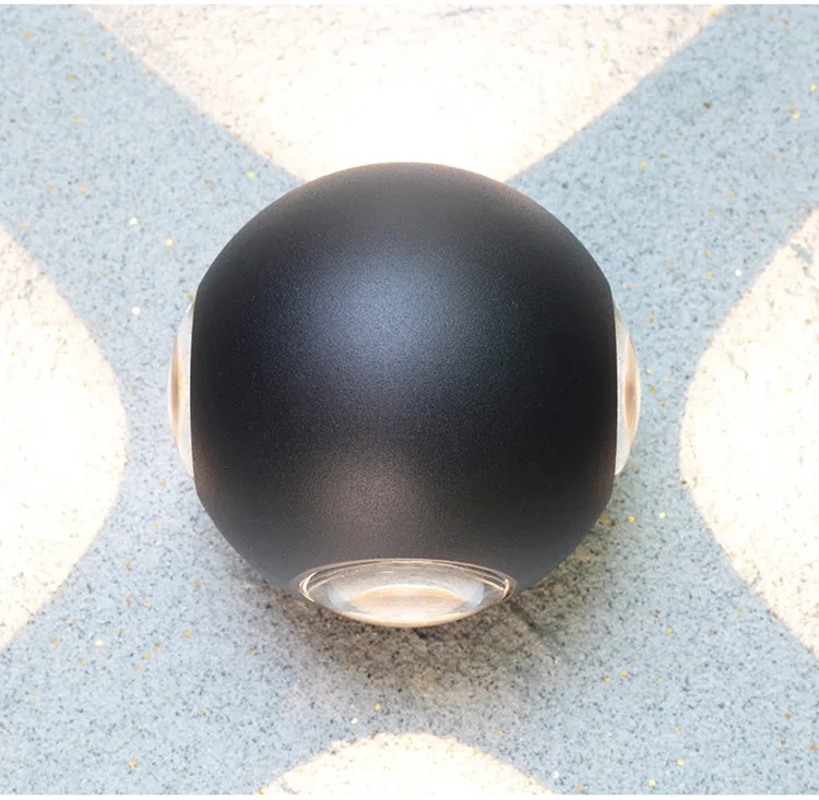 Наружное Новое водонепроницаемое настенное светодиодное освещение со звездами