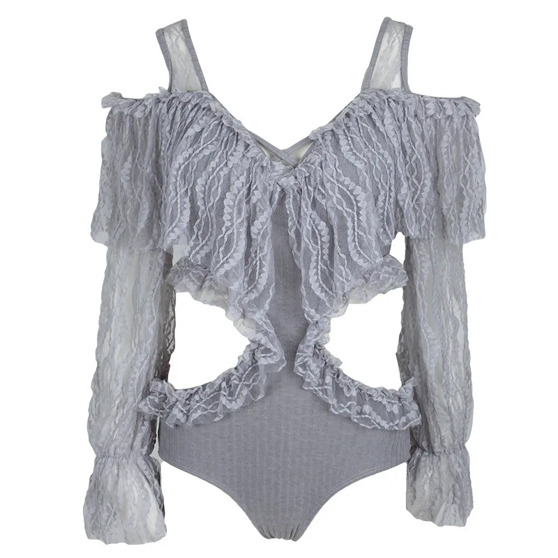 

One-Piece Swimsuits Push-Up Swimsuit Female Fused For Girls Small Breasts Swimwear Women 2019 New Linked Suspension Push Uping