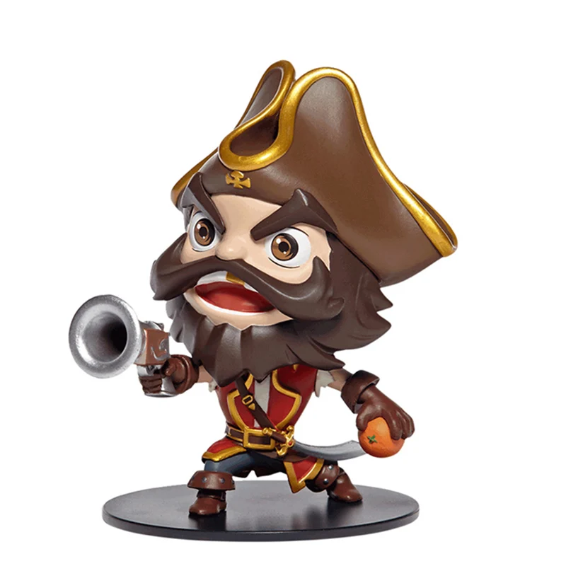 

League of Legends Gangplank Hand-Made Model Decoration Doll Anime Dolls Figures Collectibles Pvc Model Toys Boxed Gift
