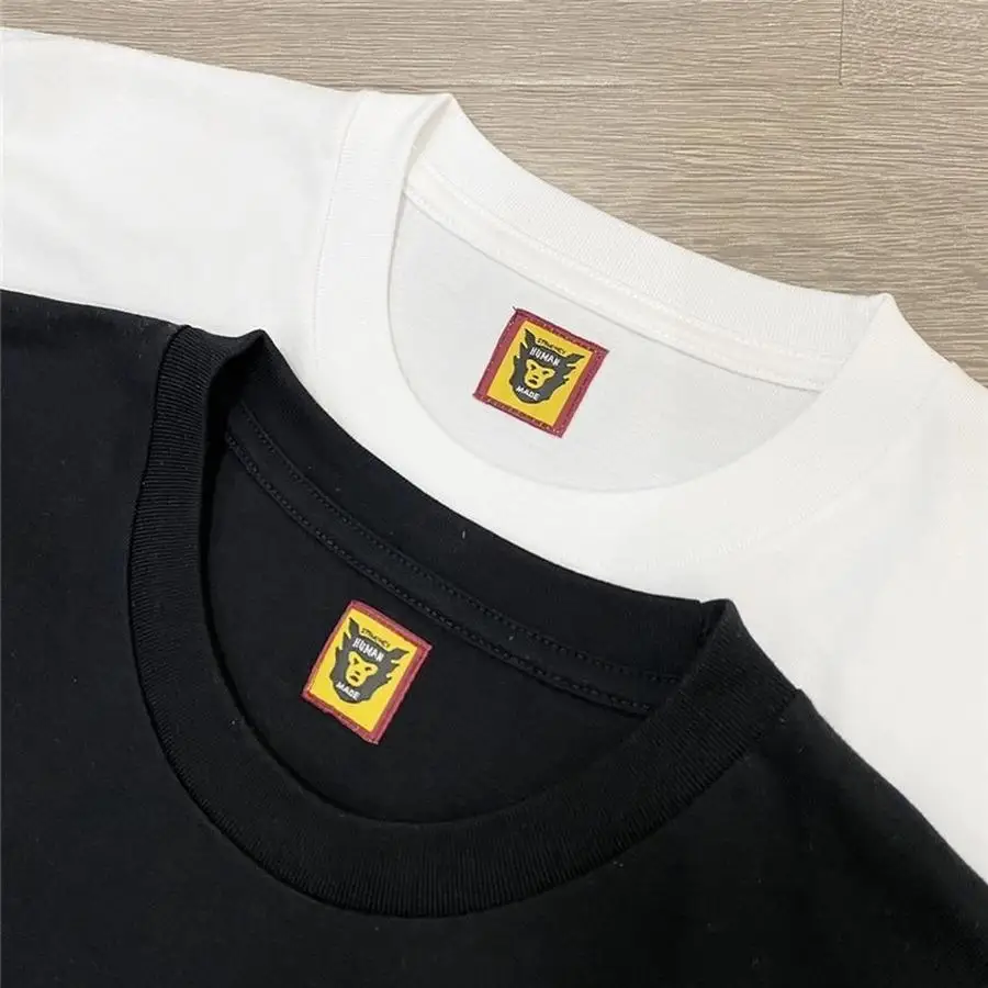 

Girls Don not Cry Human Made T-shirt Men Women Black White Letter Printing Casual T shirts Tops Tee harajuku shirt