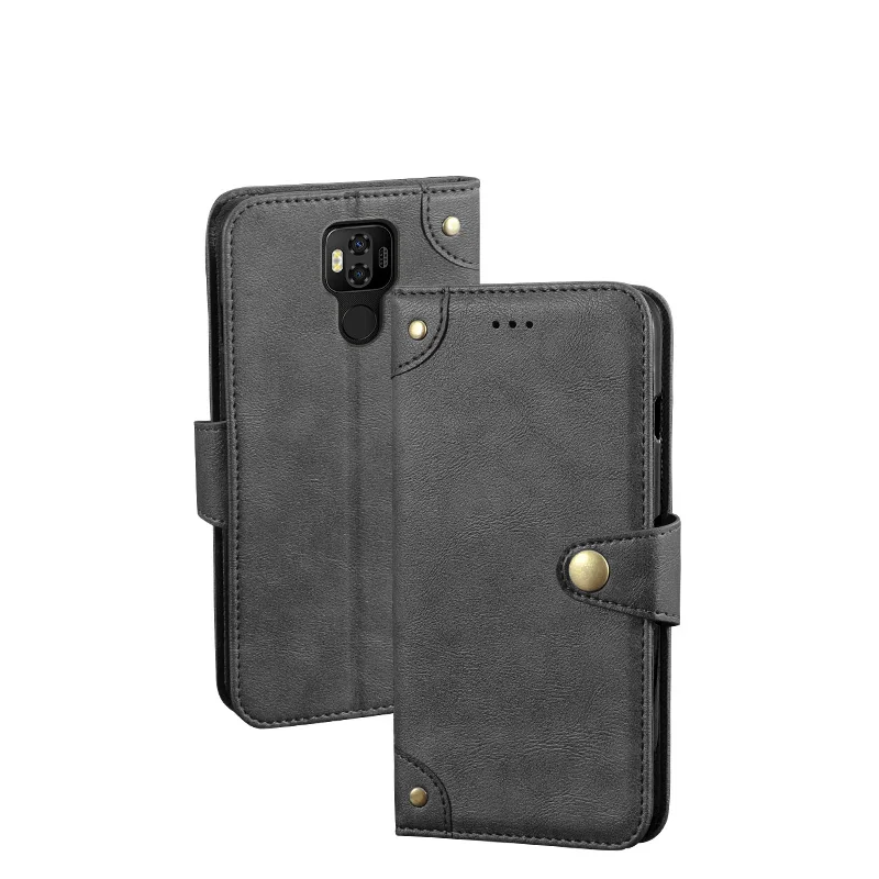Для Ulefone Power 6 Чехол 3 &quotРетро Магнитный Флип Бумажник кожаный чехол для Power6