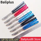 Baliplus Kraken Butterfly тренировочный нож втулки канал D2 лезвие алюминиевая квадратная ручка Охота EDC карманный тактический нож подарок